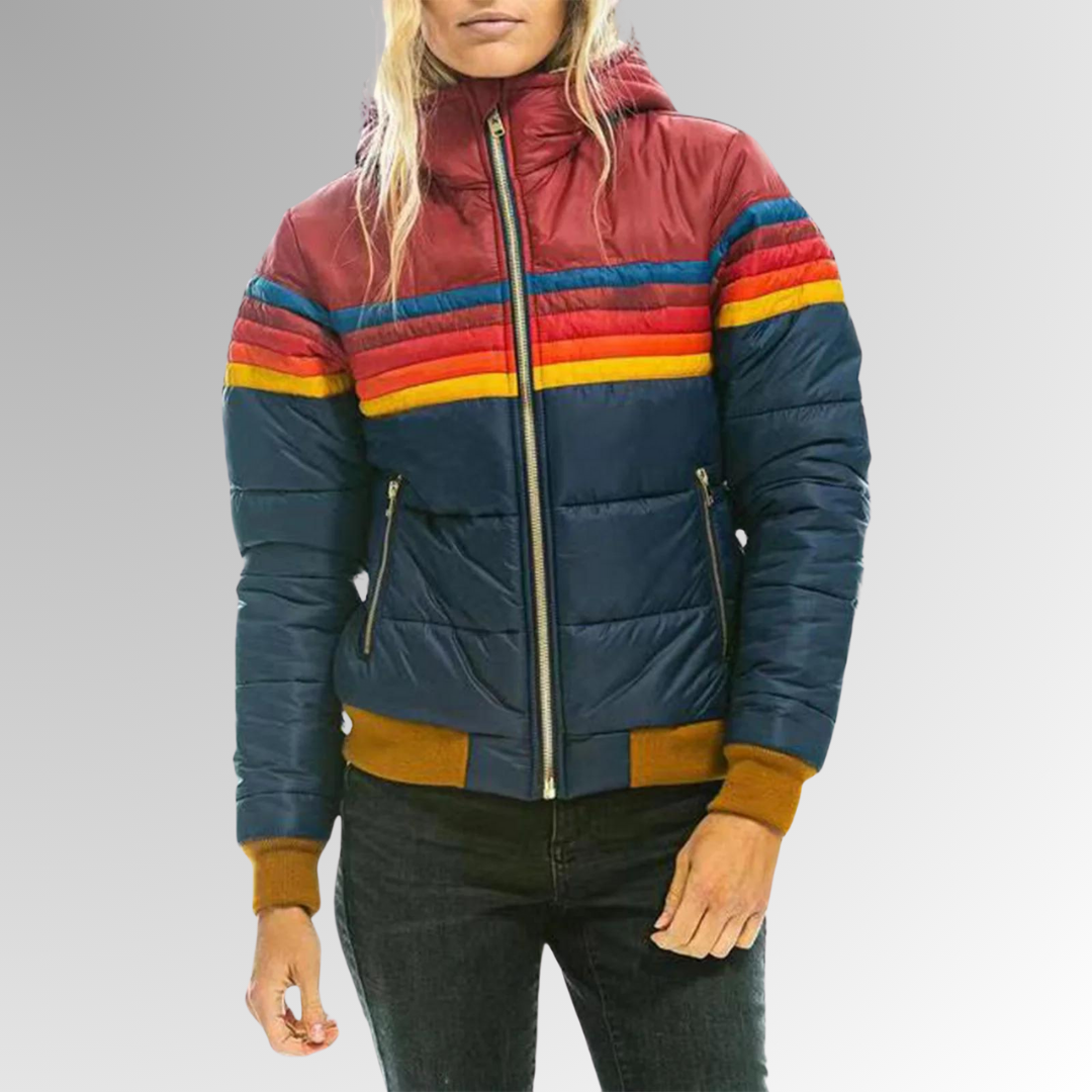 Women's Rain Jacket with Waterproof Design
