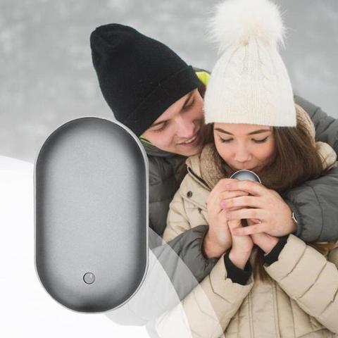 Rechargeable hand warmer with power bank