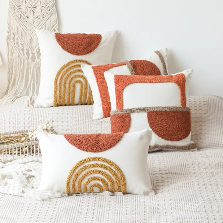 Kissenbezug Boho Feder Design