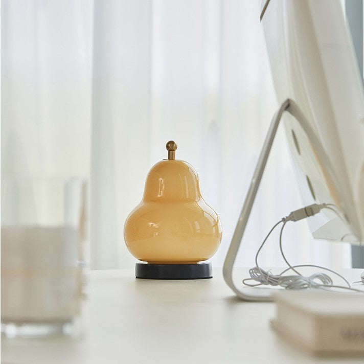 Pear-Shaped Portable Cream Night Light