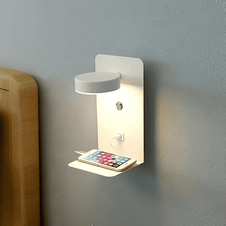 Atmospheric modern LED bedside lamp for bedroom