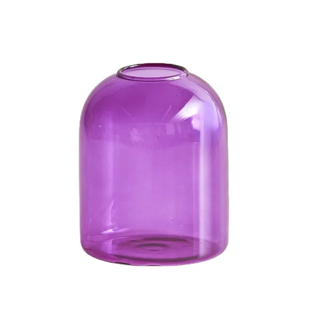 Glasflaschen-Kerzenhalter