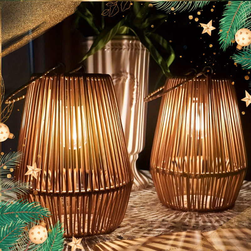 Decorative solar lantern for outdoor use, waterproof 