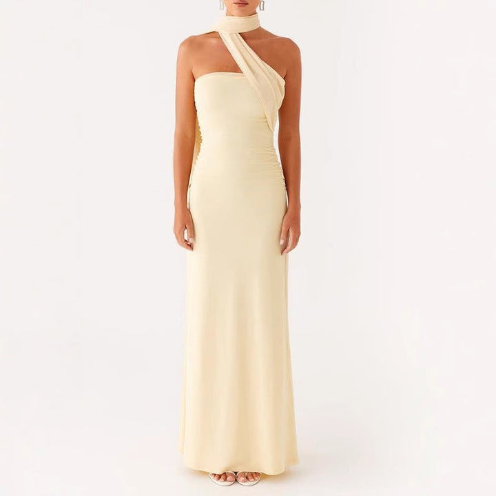 Women's Floral Maxi Dress Summer Sleeveless Elegant