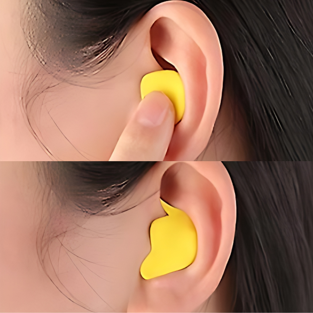 Noise-blocking, waterproof earplugs for sleeping and traveling
