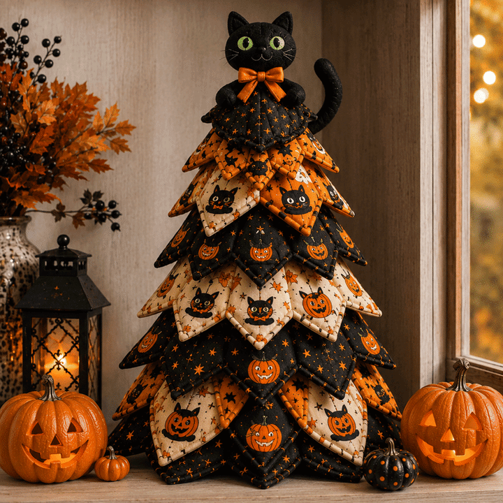 Halloween Stoffbaum-Nähset für kreative DIY-Dekoration