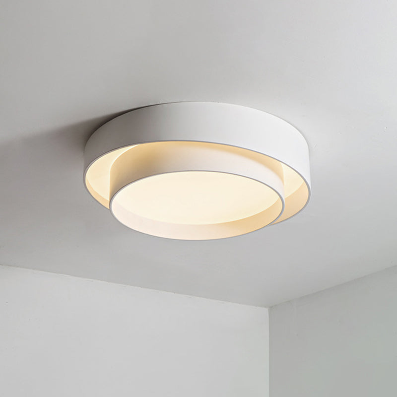 Round LED ceiling light in Nordic style for bedroom and hallway