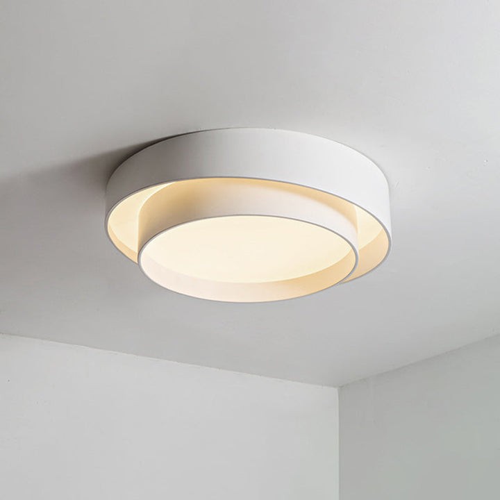 Round LED ceiling light in Nordic style for bedroom and hallway