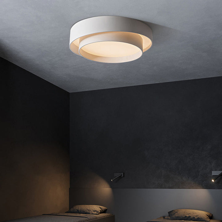 Round LED ceiling light in Nordic style for bedroom and hallway