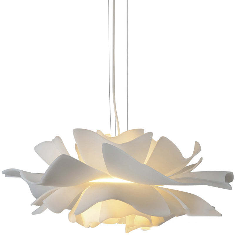 Floral designer pendant lamp made of metal – modern, stylish &amp; with LED