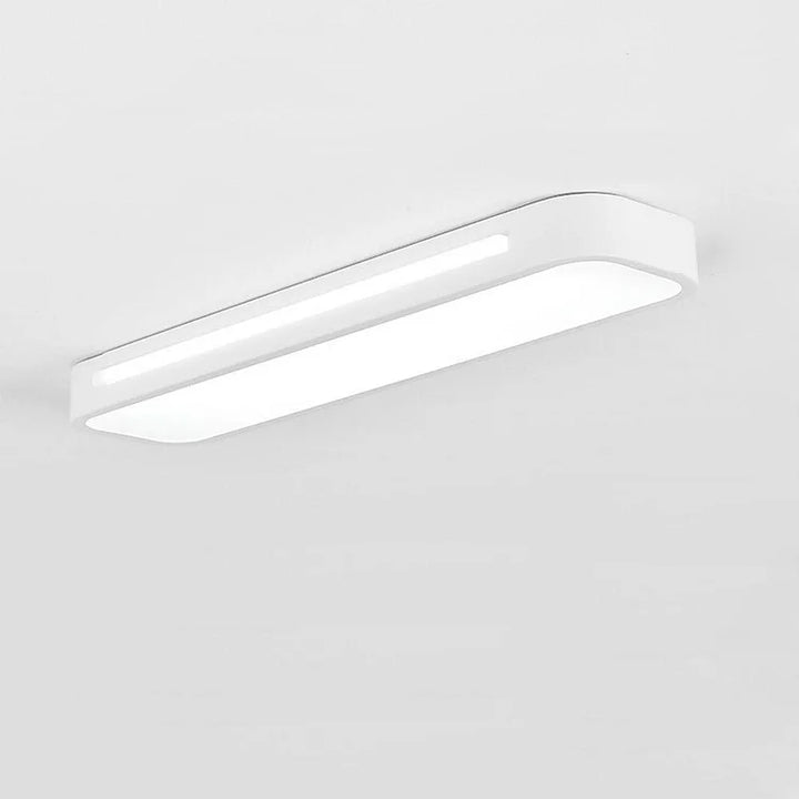 Nordic LED ceiling light – elongated, dimmable &amp; modern