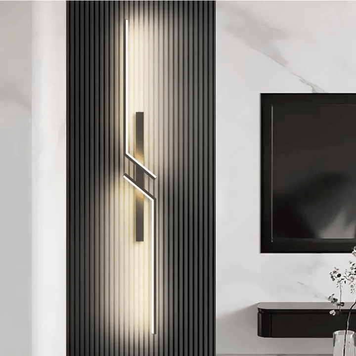 Modern wall lamp with artistic flair
