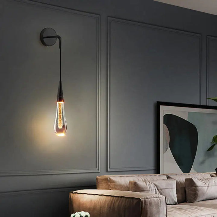Elegant, luxurious LED wall light for living room and hallway 