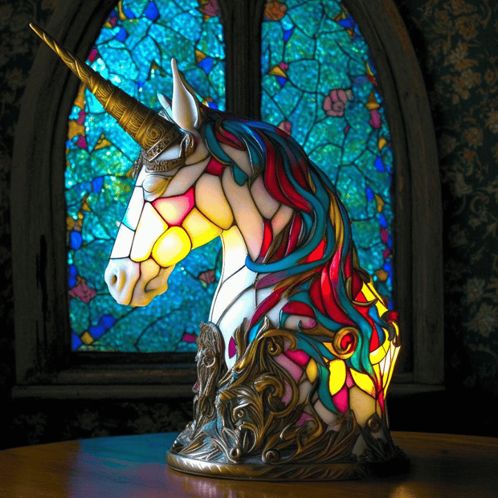 Handmade artistic table lamp
