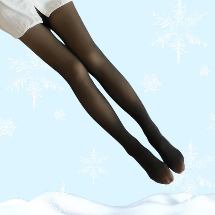 Damen Thermo Strumpfhose Mit Fleecefutter Für Winter