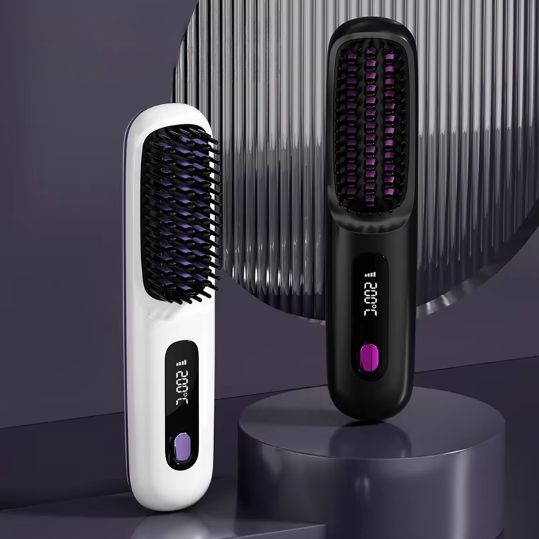 Cordless hair straightener for flexible hair styling 