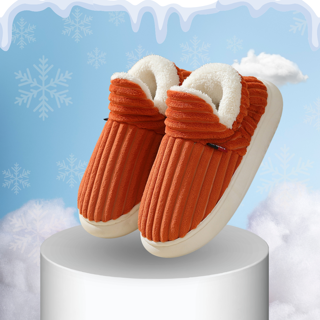 Women's Winter Slippers with Plush Lining 