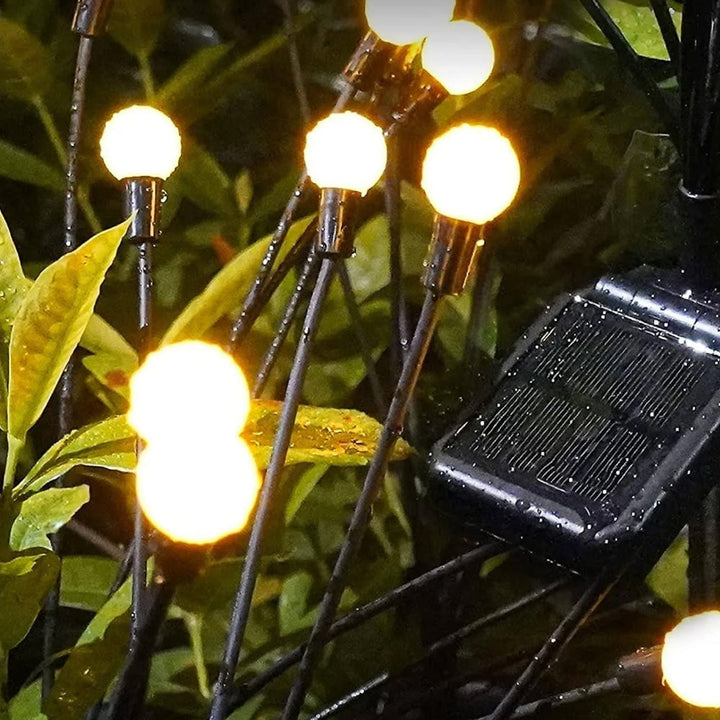 Solar-Gartenstecklichter 2er-Pack 70 cm 6 LED