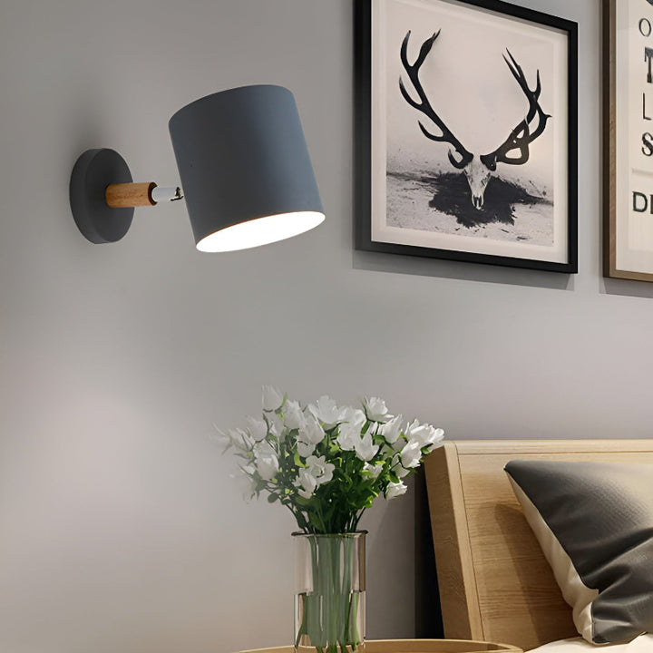 Nordic style pastel wall light - modern color accent