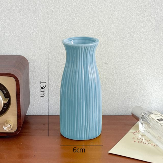 Keramik Blumenvase Minimalistisches Design