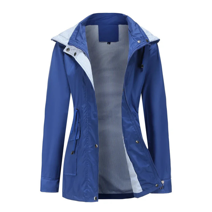 Women's Rain Jacket with Classic Design 