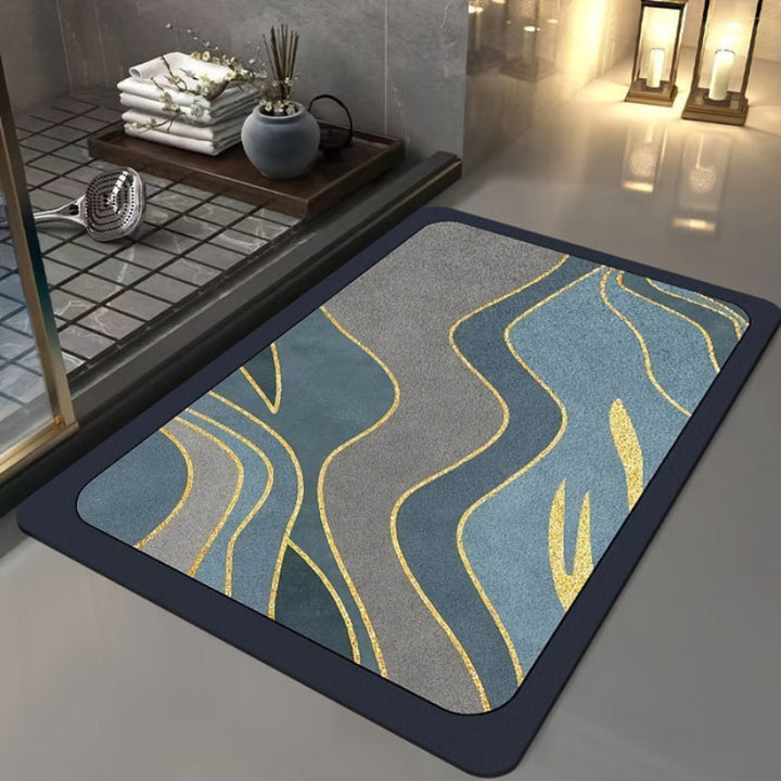 Rectangular bath mat – Quick-drying &amp; non-slip underside