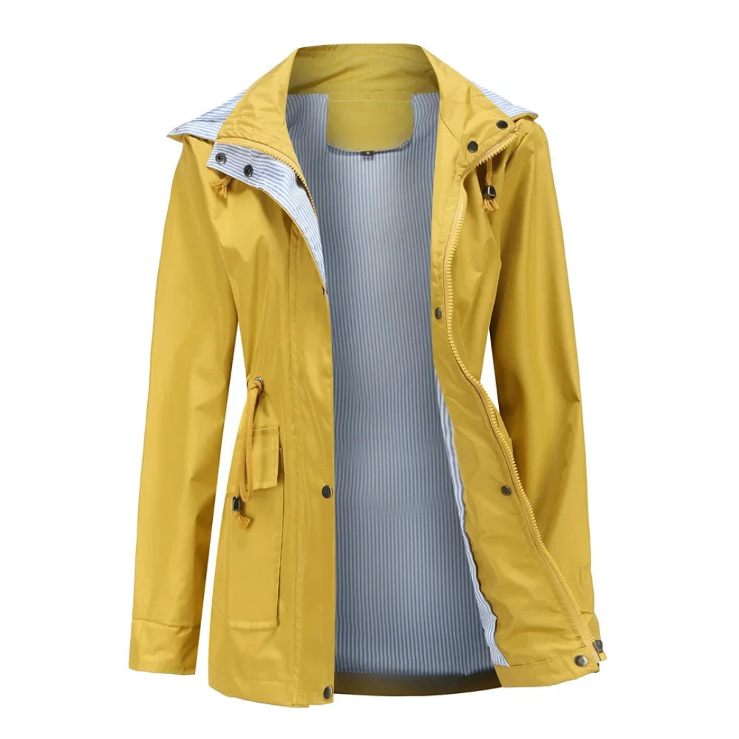 Women's Rain Jacket with Classic Design 