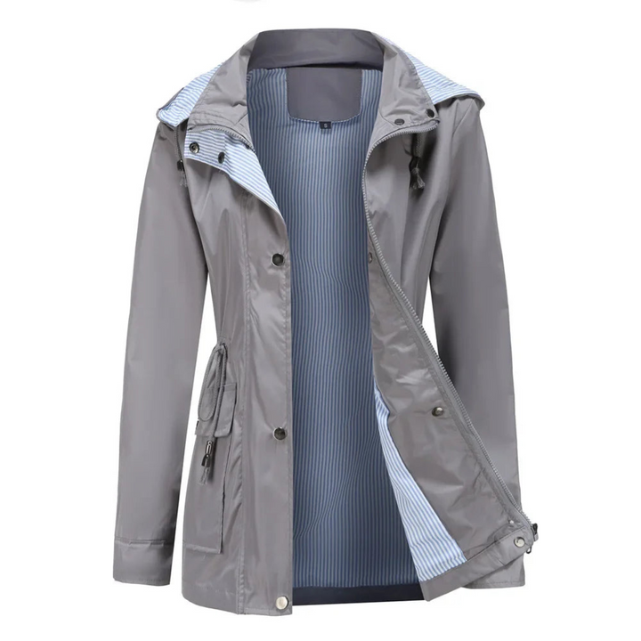 Women's Rain Jacket with Classic Design 