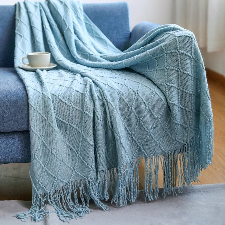 Wohndecke weich warm gemütlich Design