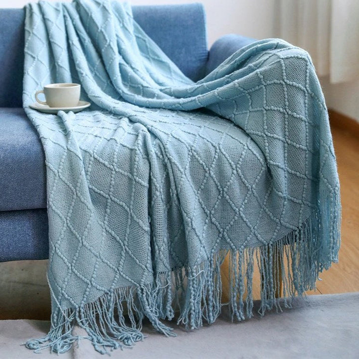 Wohndecke weich warm gemütlich Design