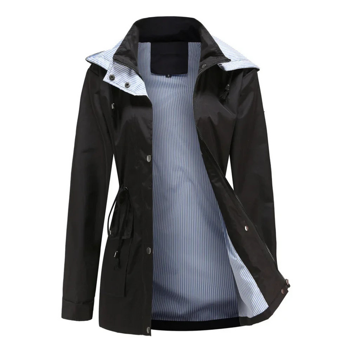 Women's Rain Jacket with Classic Design 