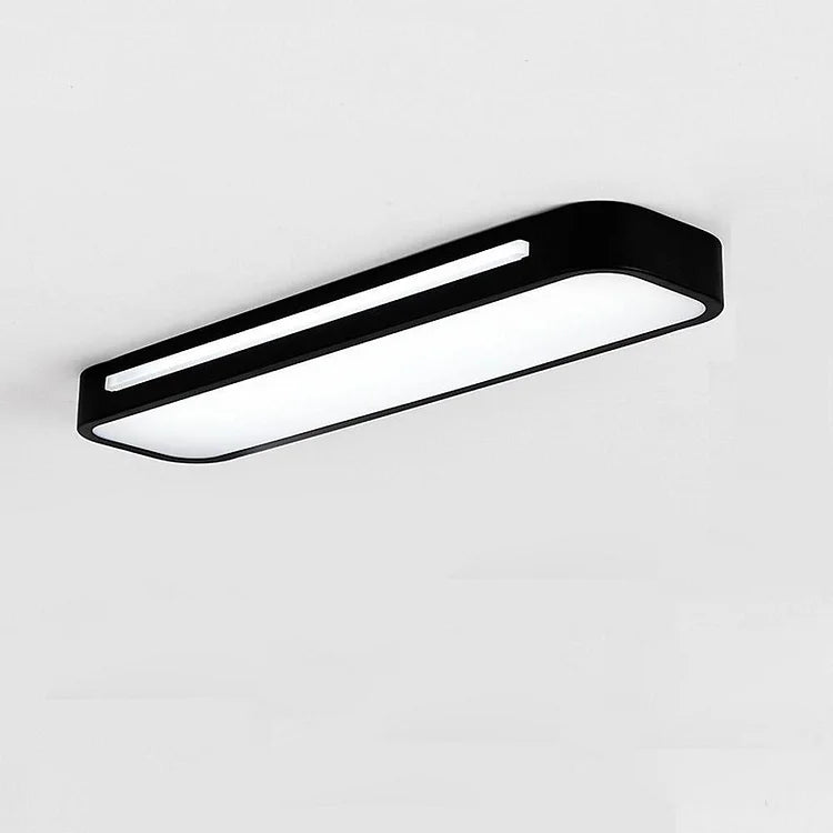 Nordic LED ceiling light – elongated, dimmable &amp; modern