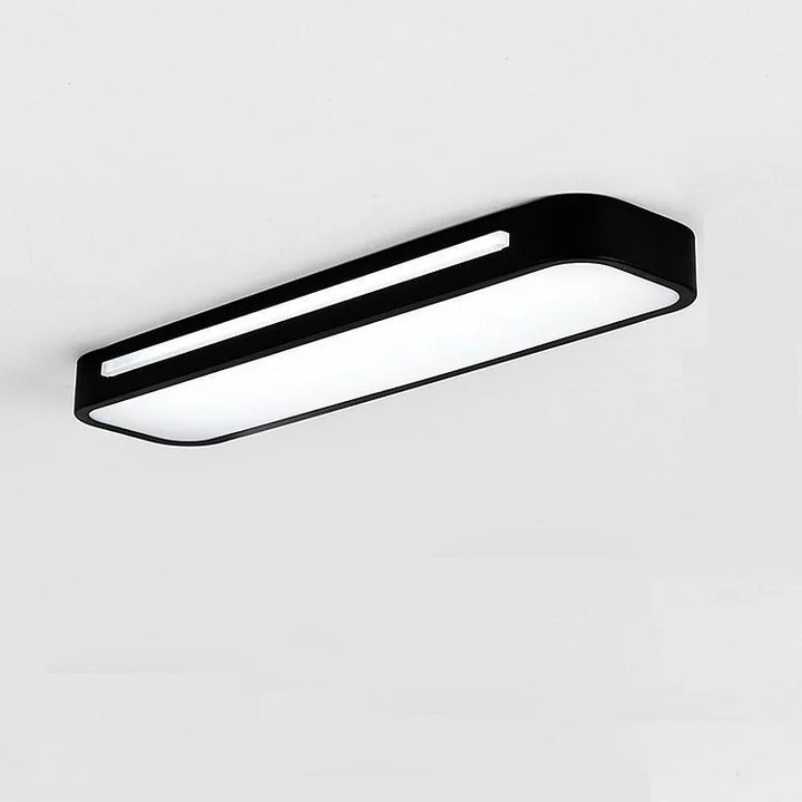 Nordic LED ceiling light – elongated, dimmable &amp; modern