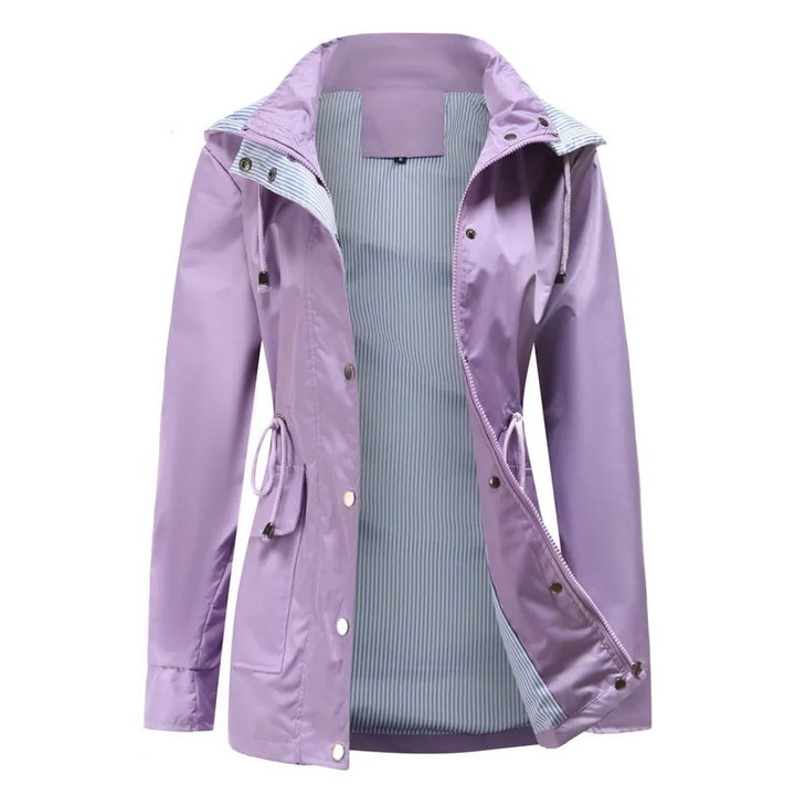 Women's Rain Jacket with Classic Design 