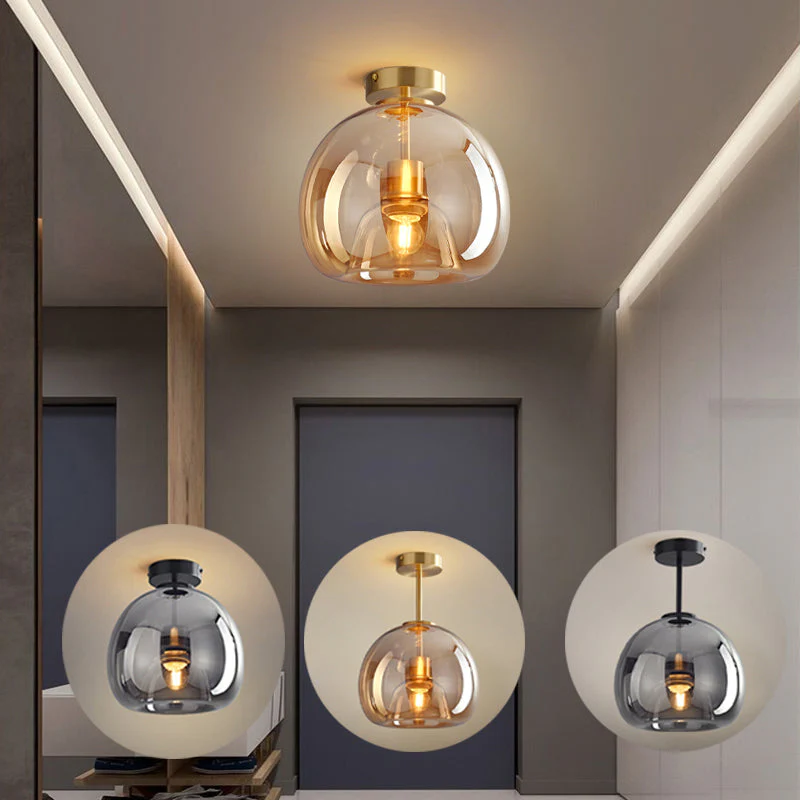 Modern LED ceiling light with elegant design for hallway and bedroom