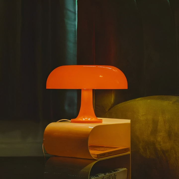 Mushroom table lamp – Retro LED lamp dimmable with USB &amp; three color modes