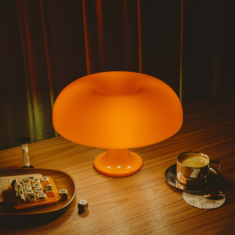 Mushroom table lamp – Retro LED lamp dimmable with USB &amp; three color modes