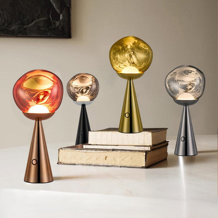 Bedside Table Lamp Portable Lava Atmosphere