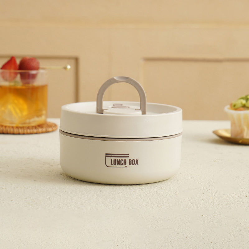 Insulated stainless steel lunchbox with carrying case