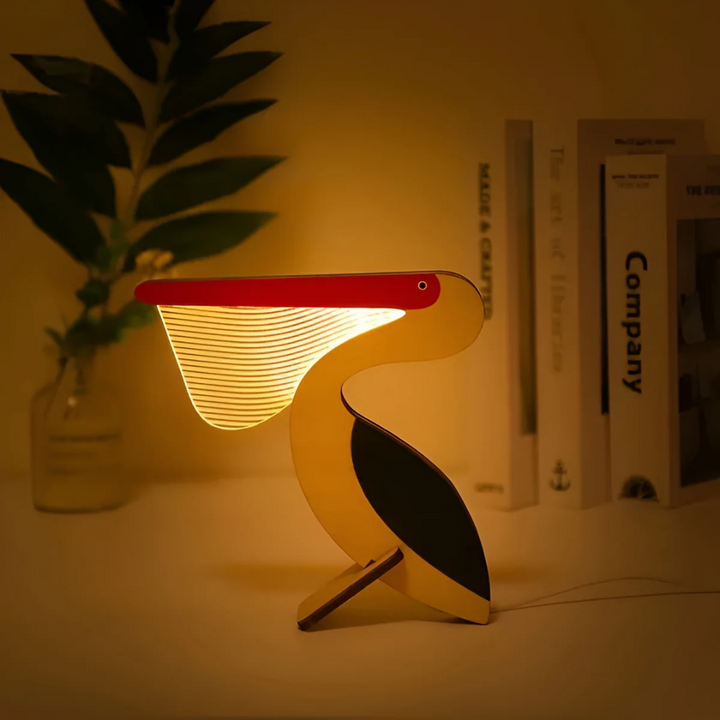LED Tischlampe Aus Holz