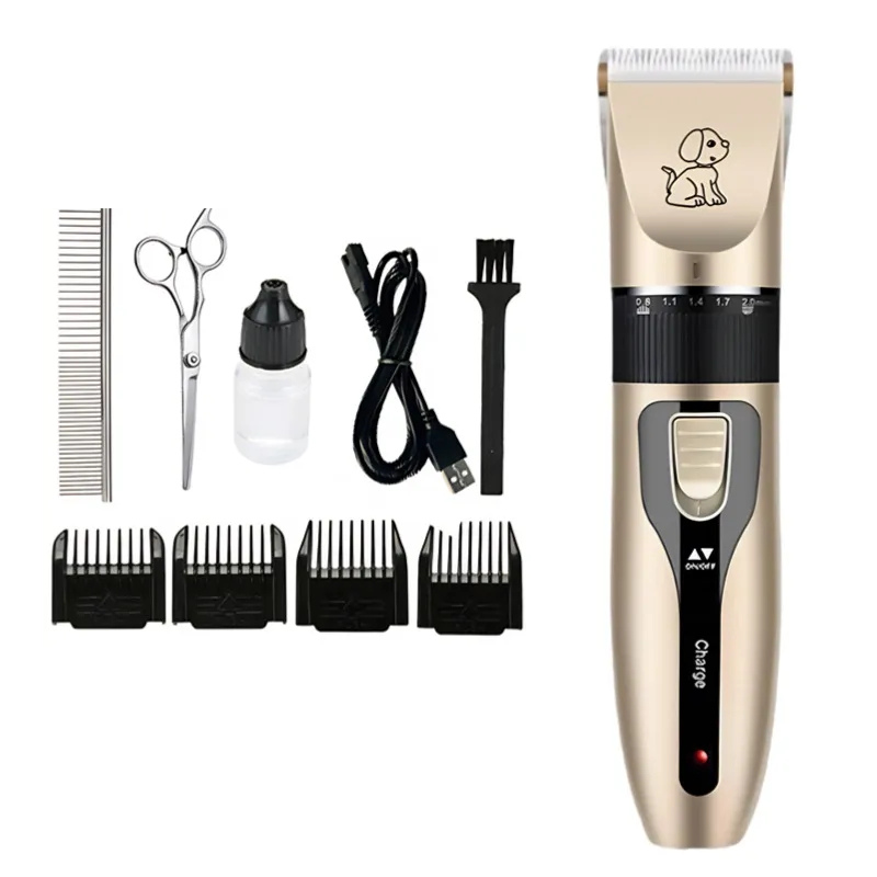 Quiet dog hair clipper – Cordless clipper with precision blades &amp; long battery life