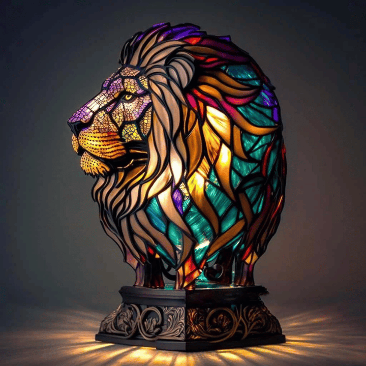 Handmade artistic table lamp