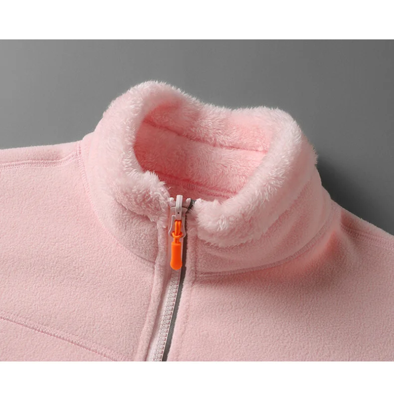 Women's Fleece Jacket with Classic Design 