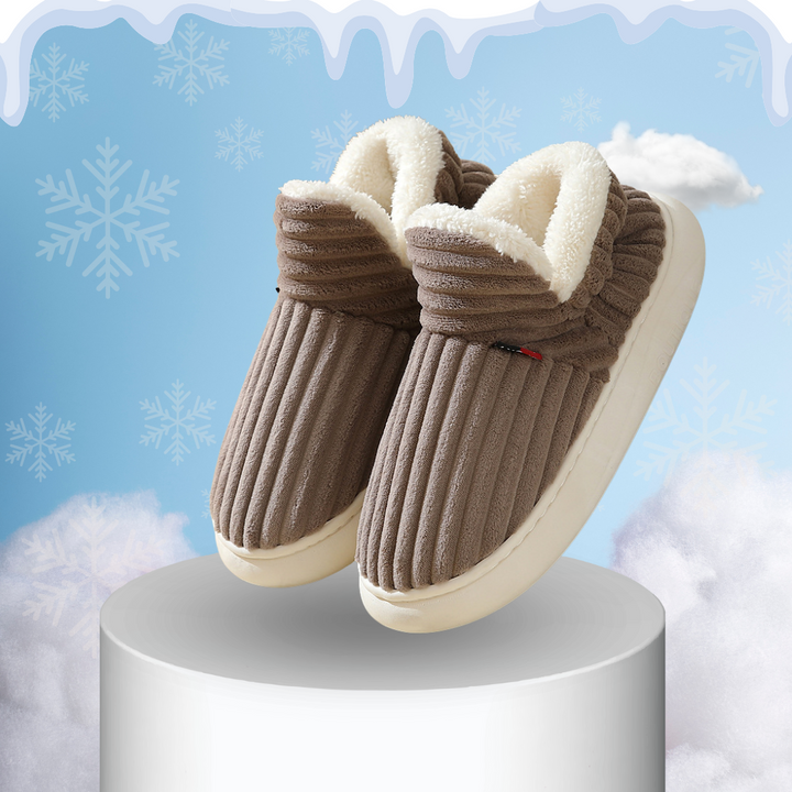 Women's Winter Slippers with Plush Lining 