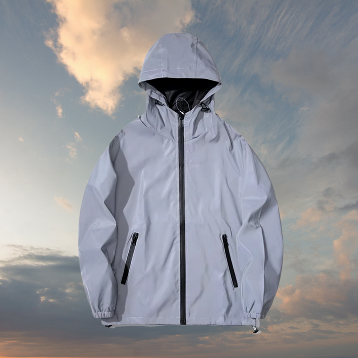 Unisex reflective jacket with a modern design 
