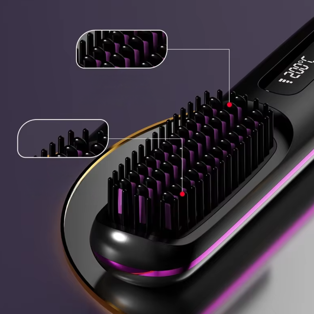 Cordless hair straightener for flexible hair styling 
