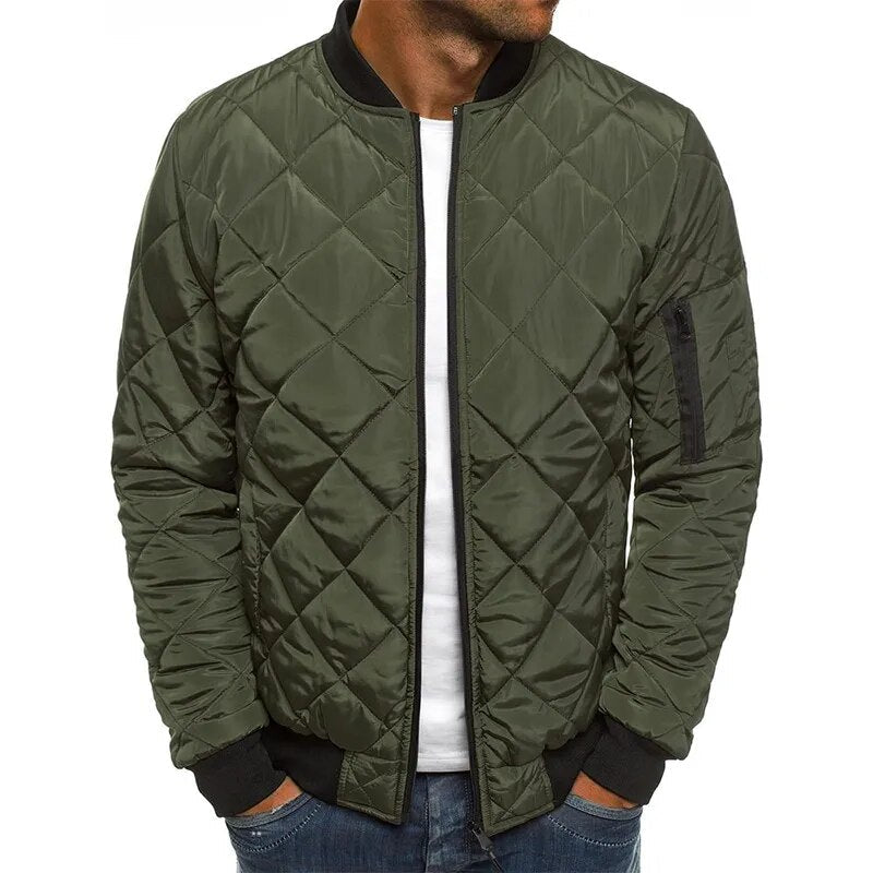 Women's Bomber Jacket with Zipper in a Casual Design 