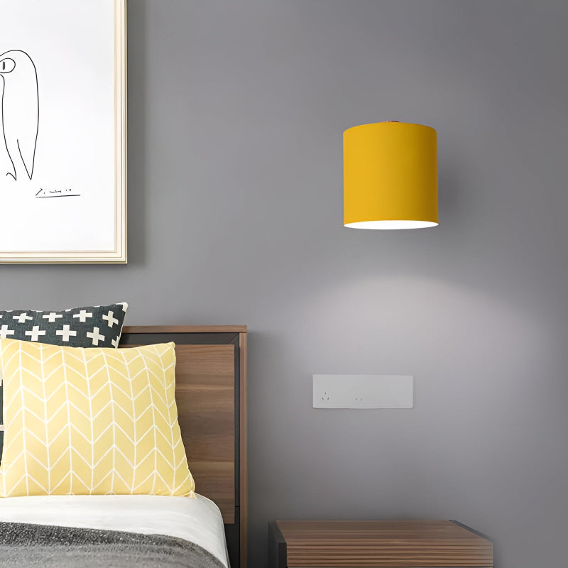 Nordic style pastel wall light - modern color accent