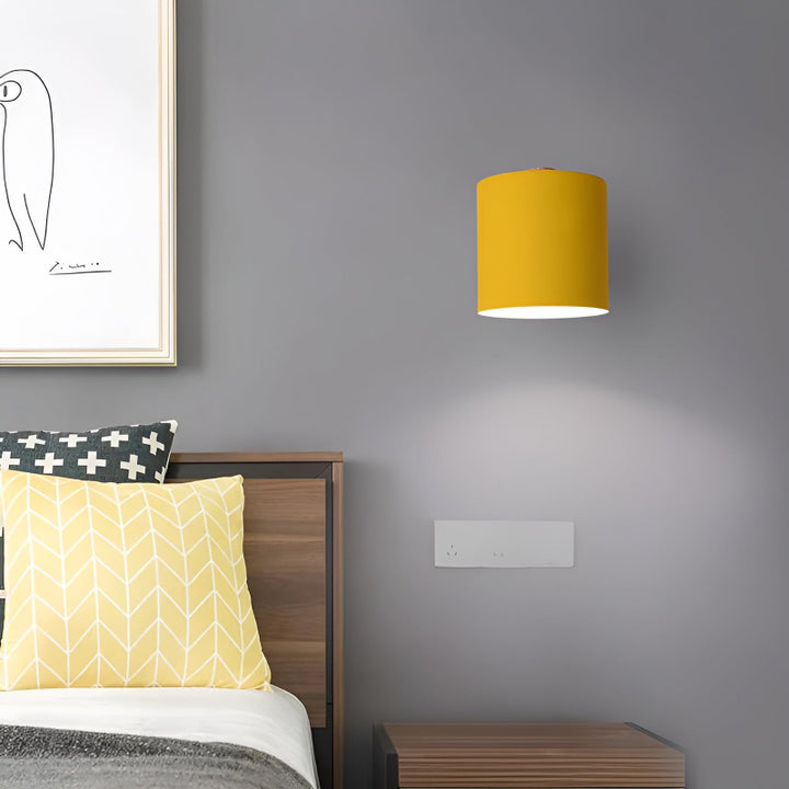 Nordic style pastel wall light - modern color accent