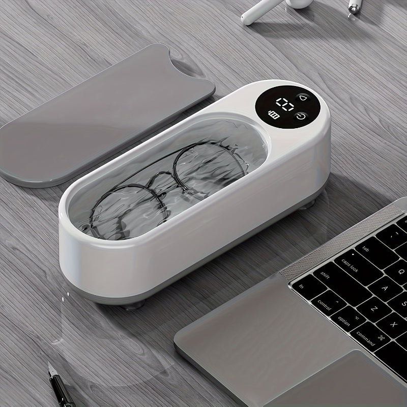 Wireless ultrasonic cleaning machine for glasses and jewelry – Portable with USB charging